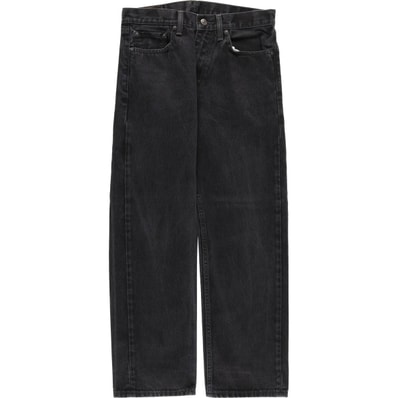 古着 リーバイス Levi's 505 ブラックデニム テーパードデニムパンツ メンズw32相当/eaa614680