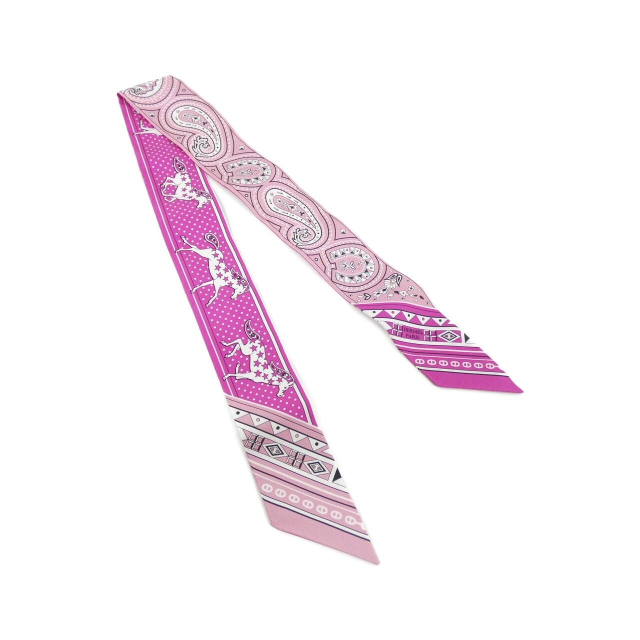 【未使用品】エルメス SHEVAL DE COEUR BANDANA ツイリー 064259S スカーフ