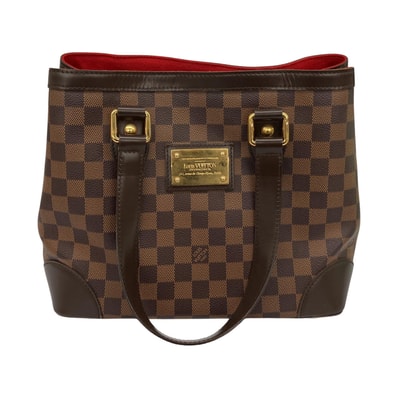 △△LOUIS VUITTON ルイヴィトン ハンドバッグ ダミエ ハムステッドPM N51205 ブラウン