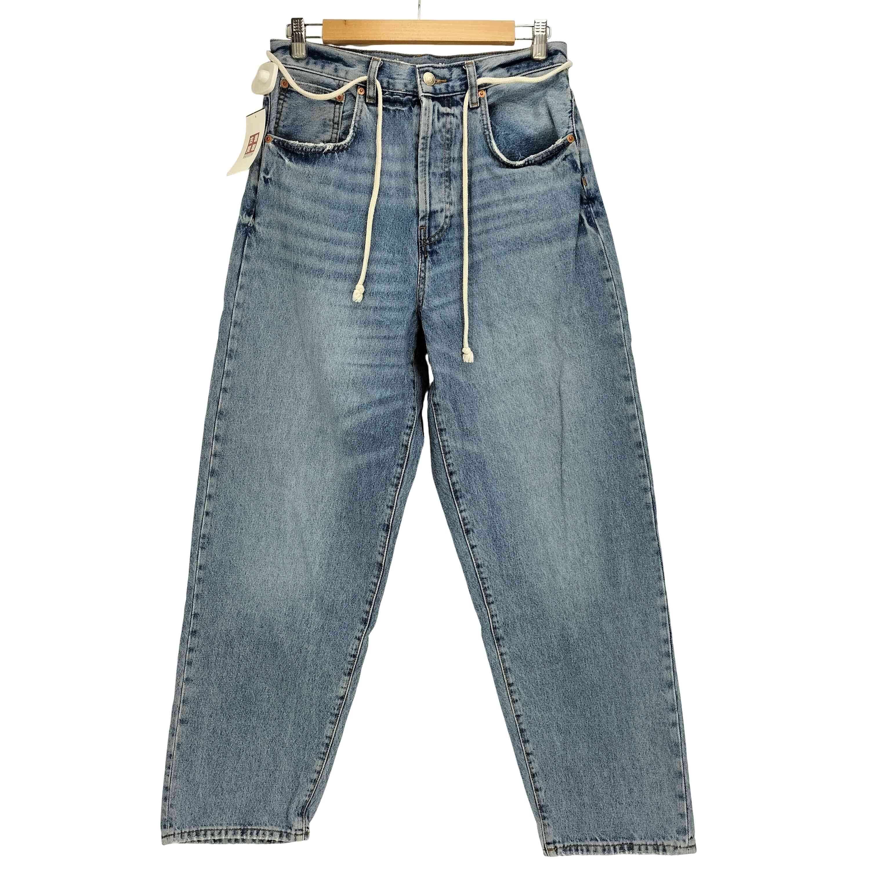 ZARA x Ludovic De Saint Sernin Wax Finish Flare Fit Denim Pants