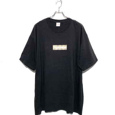 Supreme / Burberry Box Logo Tee "Black"