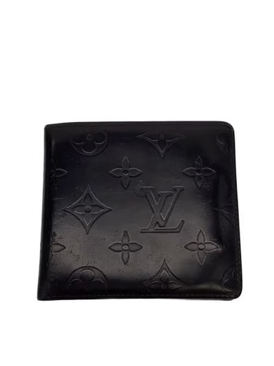 Louis Vuitton Compact Wallet Monogram Glase "Cafe"