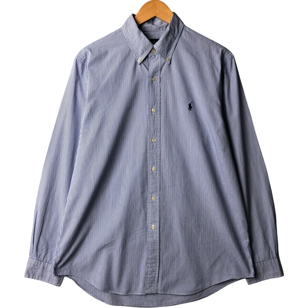 古着 ラルフローレン Ralph Lauren 長袖 ボタンダウンストライプシャツ メンズL相当/eaa584795