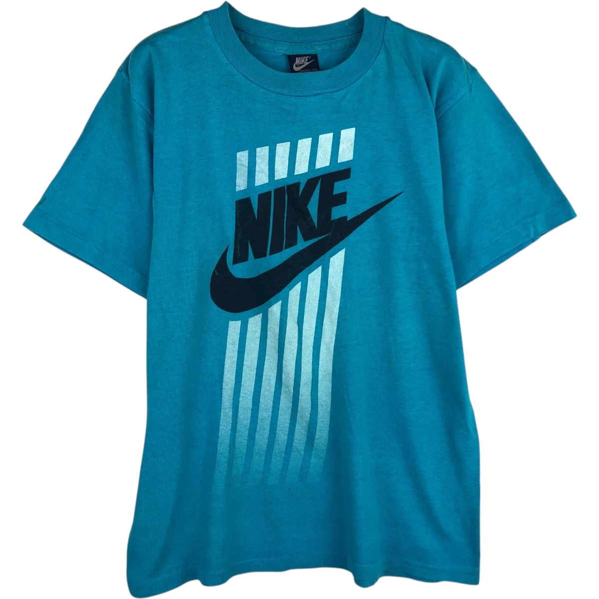 古着 80年代 ナイキ NIKE 紺タグ ロゴプリントTシャツ 英国製 メンズM相当 ヴィンテージ/eaa626076