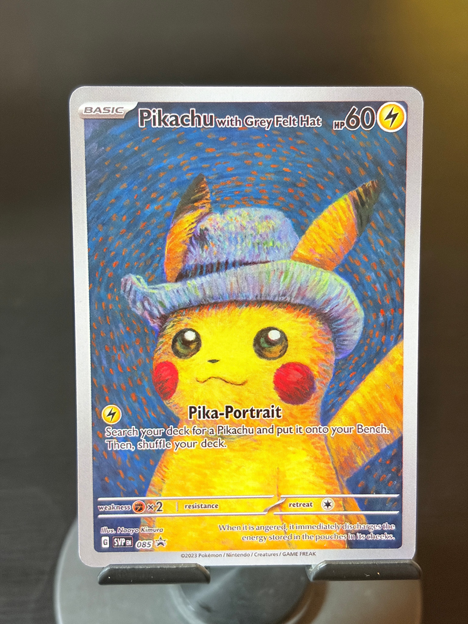 PSA10】ピカチュウ : プロモ [SVP EN 085](「ゴッホ展