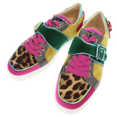 クリスチャンルブタン MICHAELOW FLAT VELVET