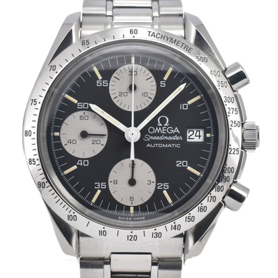オメガ OMEGA 3511.50 スピードマスター クロノグラフ ブラック 自動巻き メンズ 良品 腕時計 D#147029