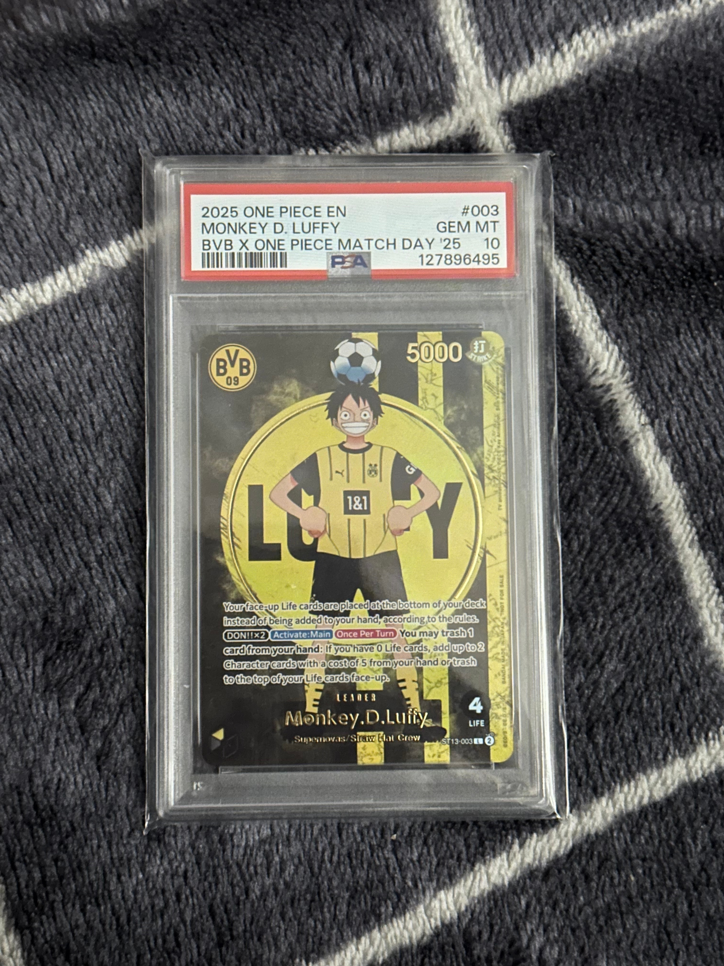 モンキー・D・ルフィ L [ST13-003]【英語版】(プロモーションカード「ボルシアドルトムント × ONE PIECE マッチデー 2025」)