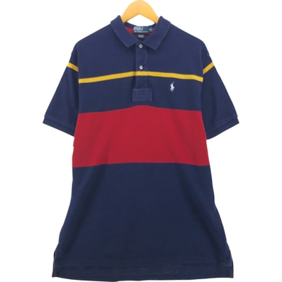 古着 ラルフローレン Ralph Lauren POLO by Ralph Lauren 半袖 ポロシャツ メンズXL相当/eaa562492