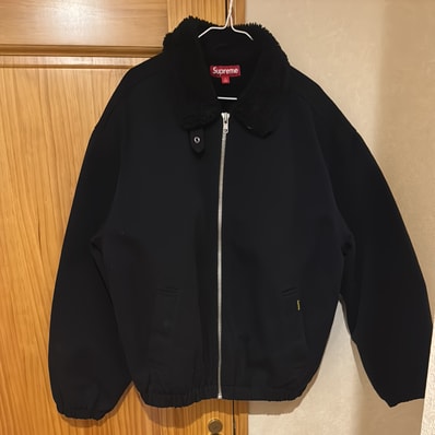 Supreme Faux Shearling Lined Bomber Jacket Supreme Faux Shearling Lined Bomber Jacket