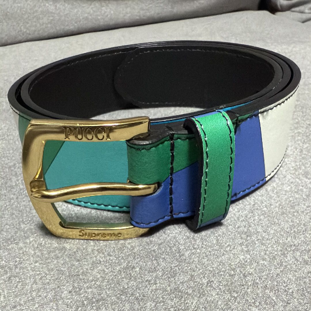 Supreme / Emilio Pucci® Belt "Blue"