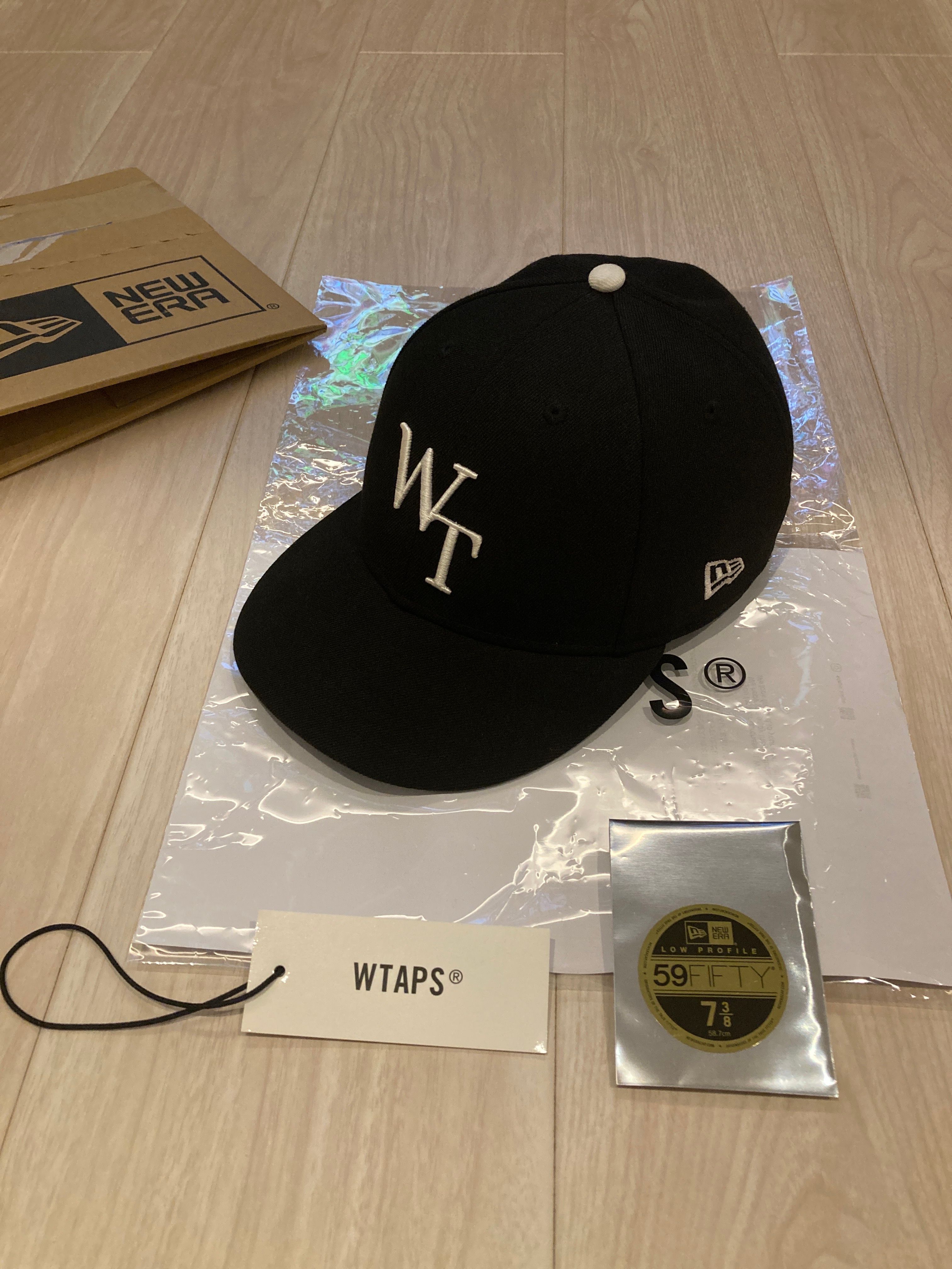 Wtaps x NEW ERA 59FIFTY Low Profile / Cap / Poly. Twill. Newera. League "Black"