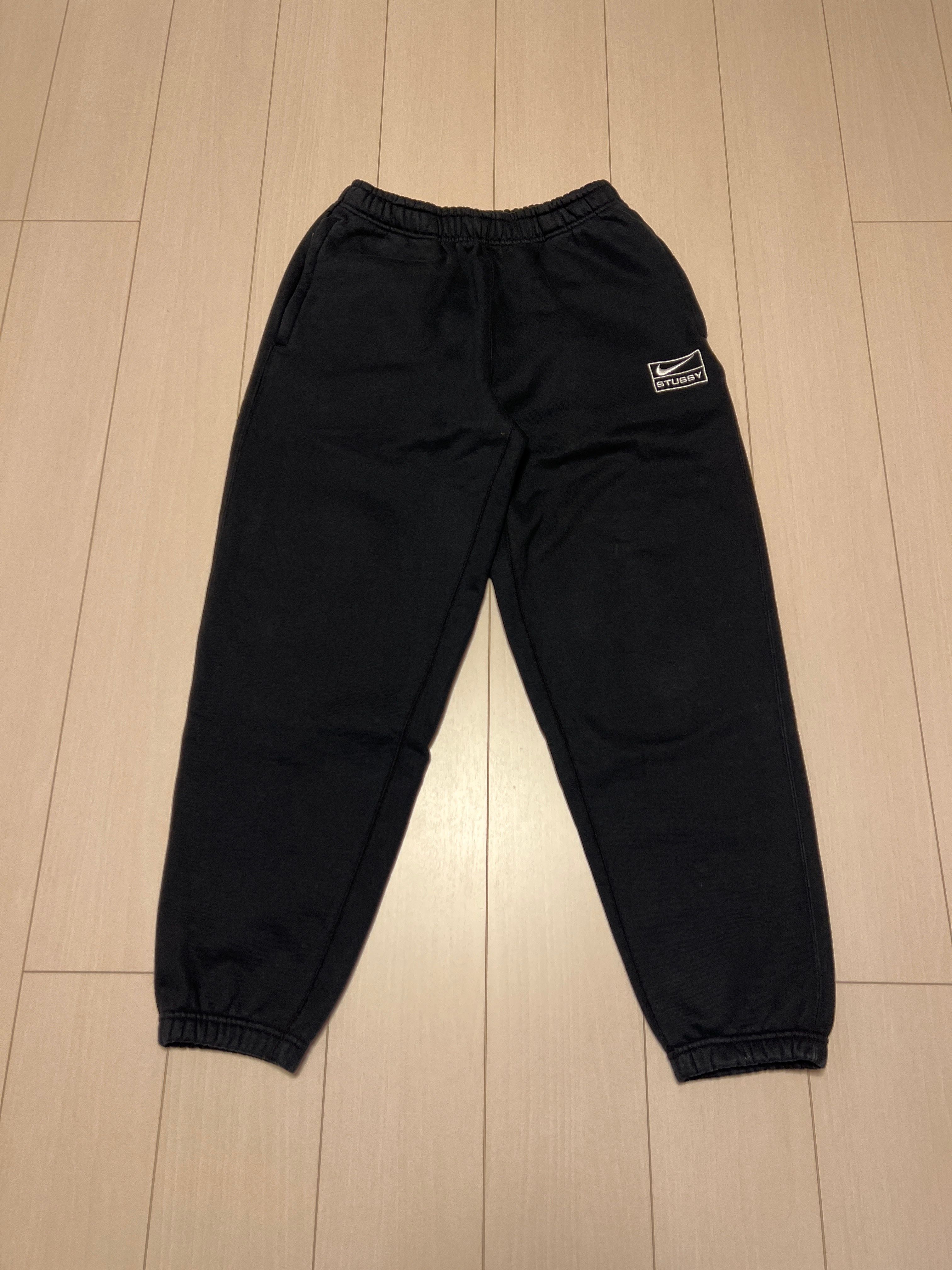 Stussy × Nike NRG Washed Fleece Pant (US Size) "Black" DN4030-010