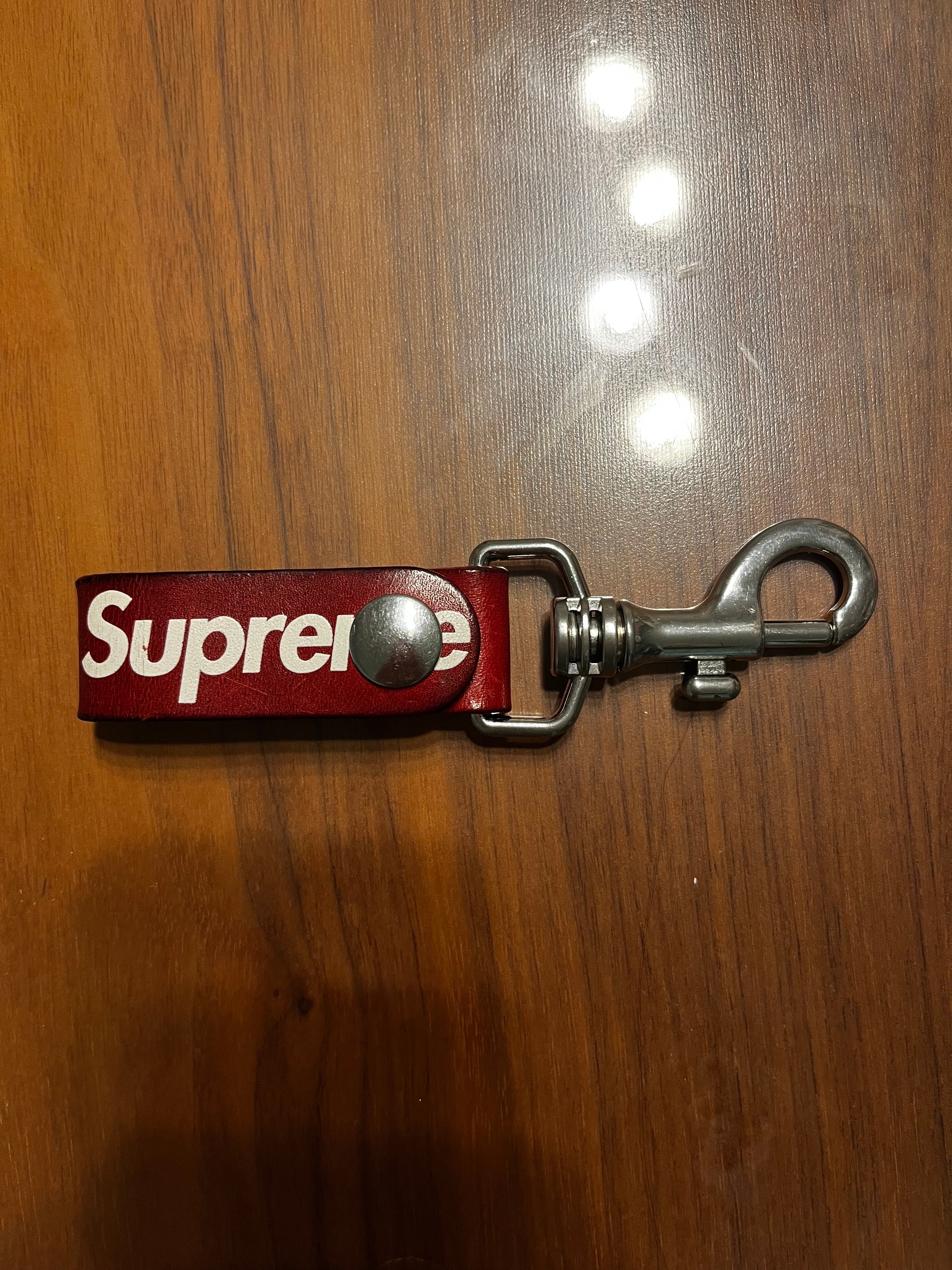 Supreme Leather Key Loop 