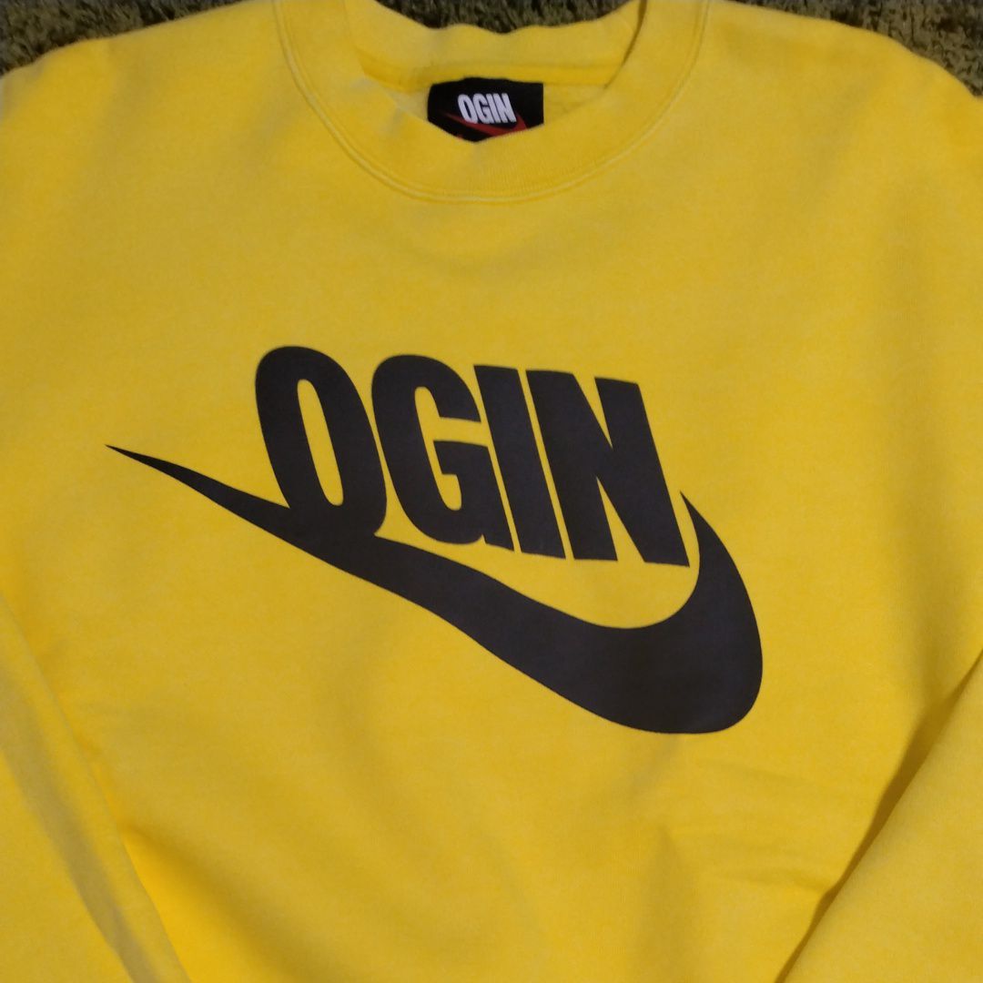 NIGO x Nike AS NRG Crew Fleece "Yellow"(OGIN)