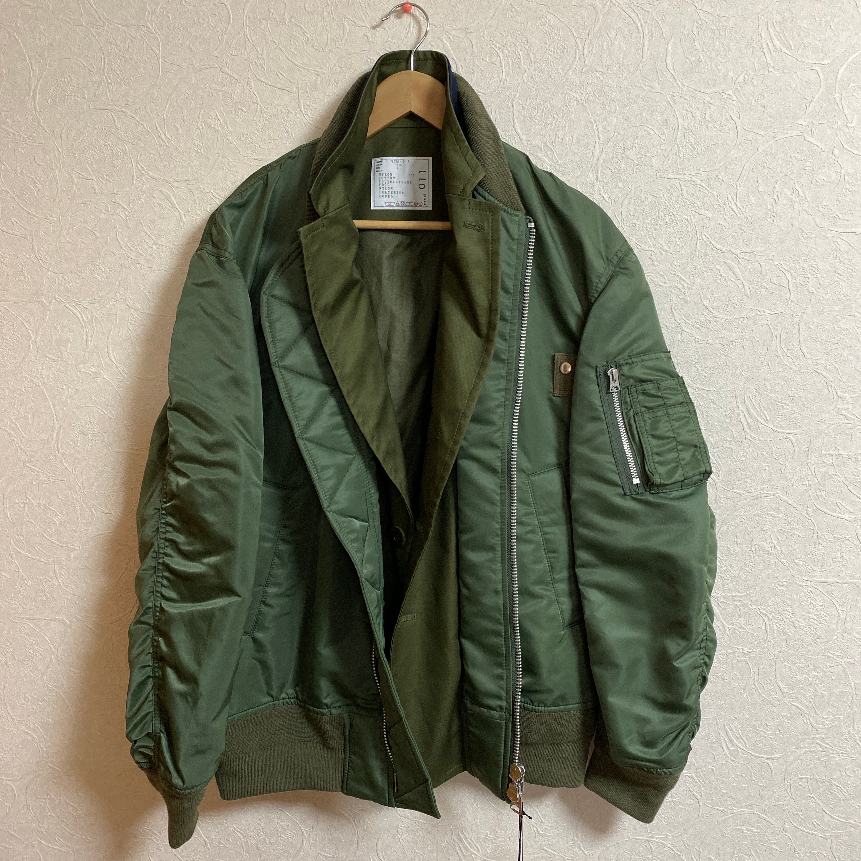 sacai サカイ MA-1 サイズ2 新品未使用 正規品