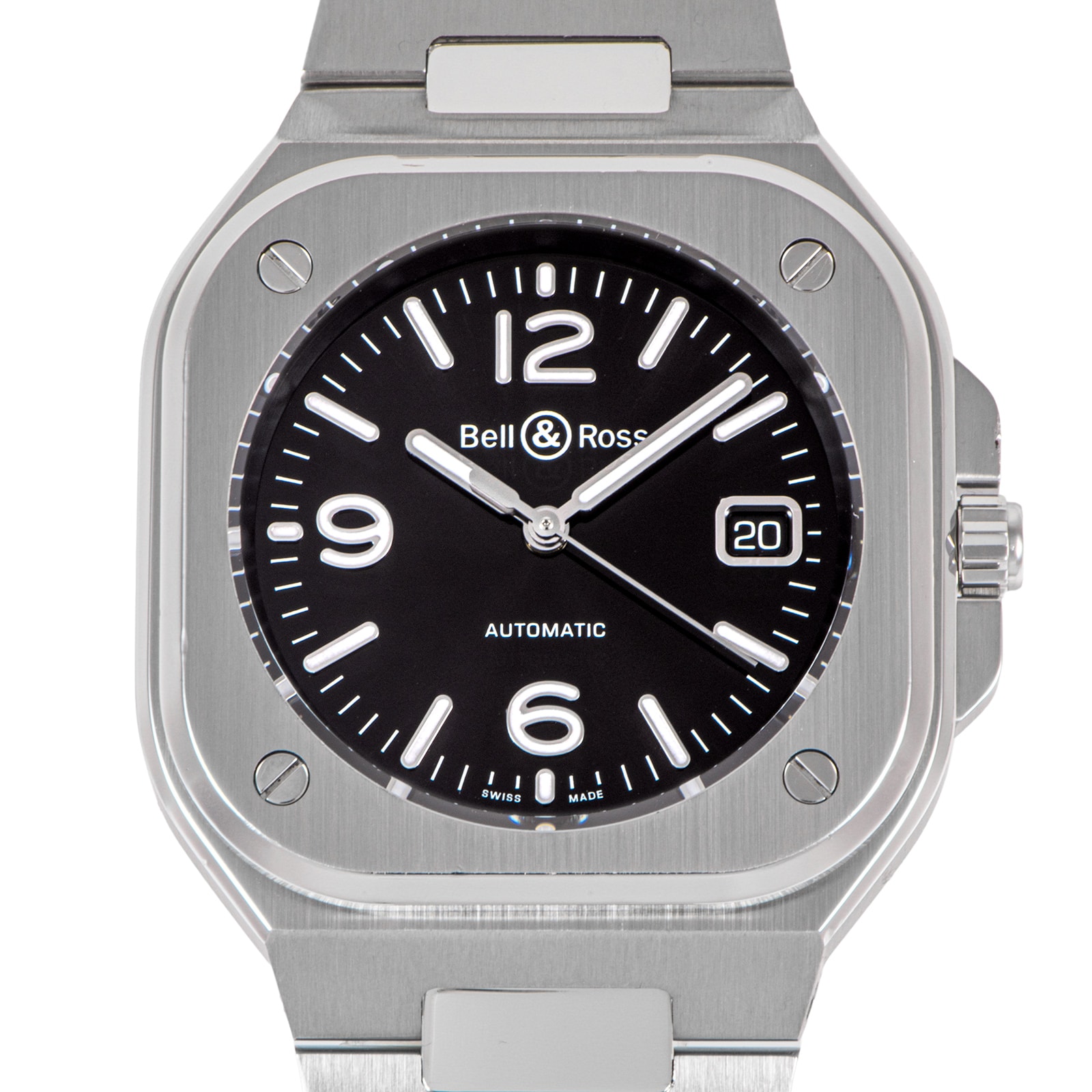 Bell&Ross ベル&ロス BR 05 ブラックスティール BR05A-BL-ST/SST ステンレススチール【中古】