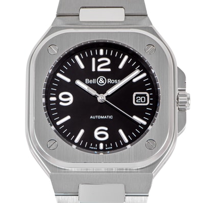 Bell&Ross ベル&ロス BR 05 ブラックスティール BR05A-BL-ST/SST ステンレススチール【中古】