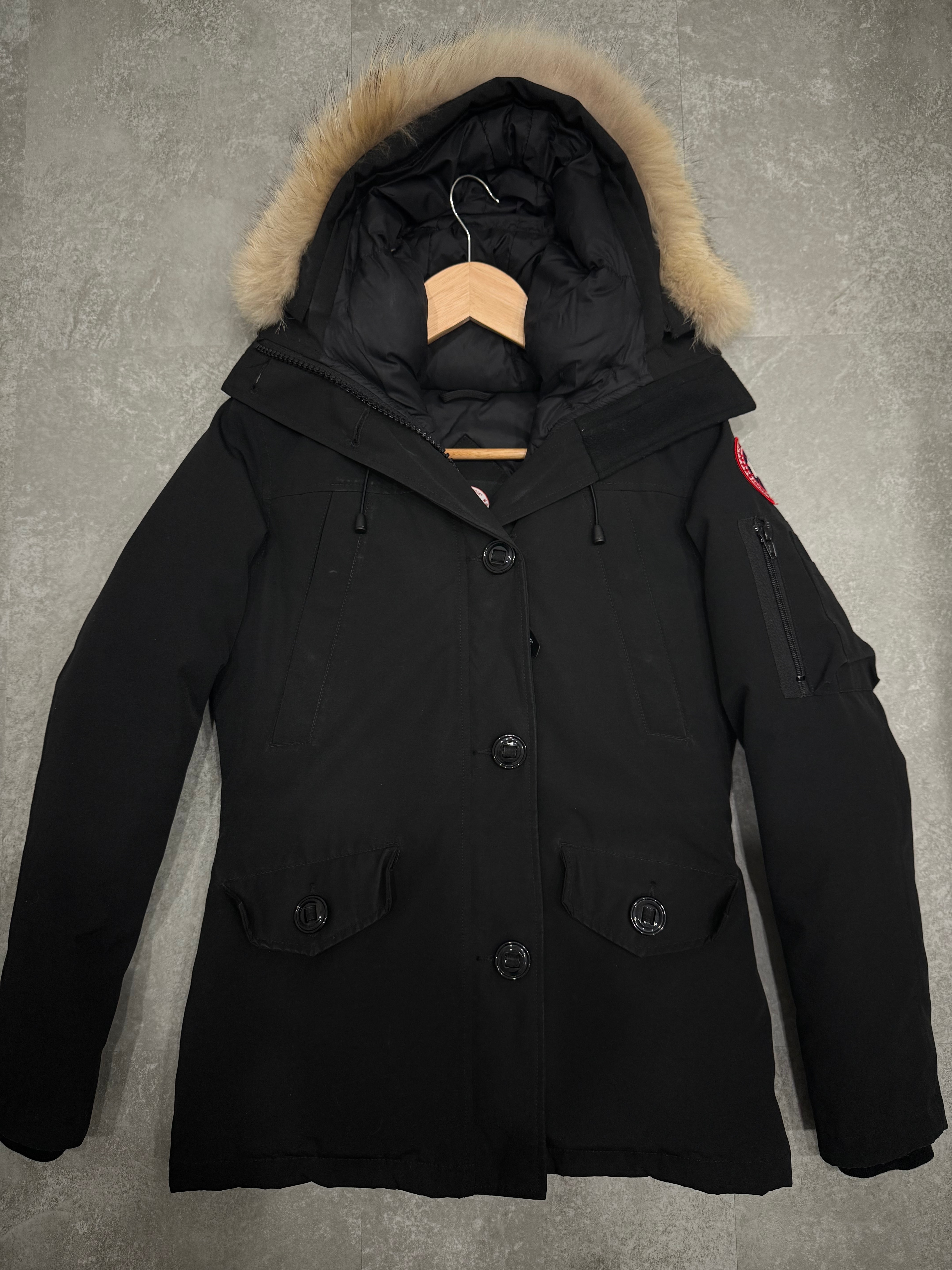CANADA GOOSE カナダグースレディースXS ブラック カナダ製 正規品 