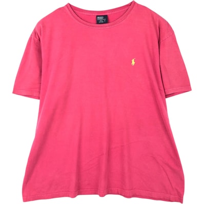古着 ラルフローレン Ralph Lauren POLO by Ralph Lauren 半袖 ワンポイントロゴTシャツ メンズXL相当/eaa647816
