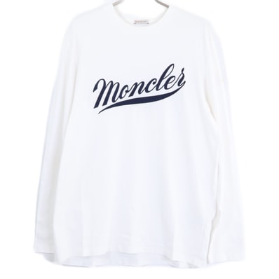 モンクレール 22年 LS TSHIRT ロゴワッペン ロンT L