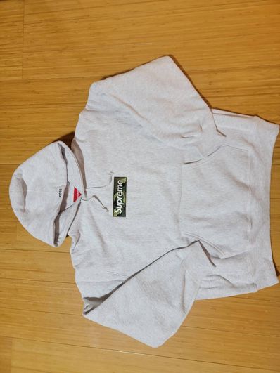 Supreme Box Logo Hooded Sweatshirt "Ash Grey" (23FW)