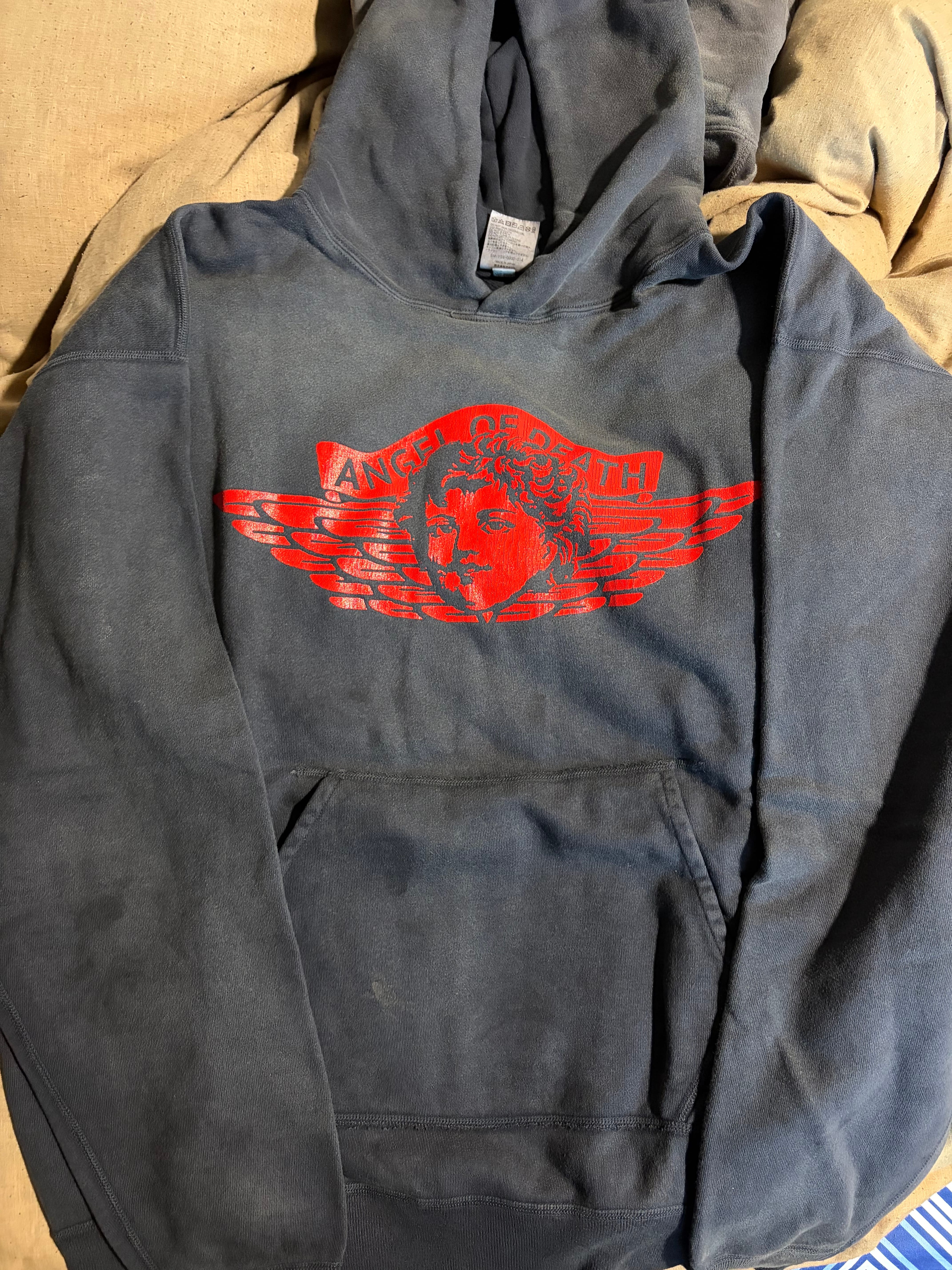 SAINT Mxxxxxx 24SS Angel Hoodie "Black"