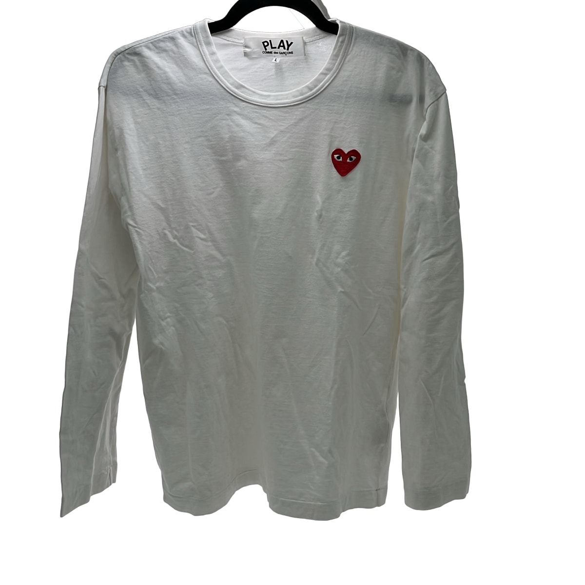 COMME des GARCONS コムデギャルソン 長袖Tシャツ AZ-T118 ホワイト