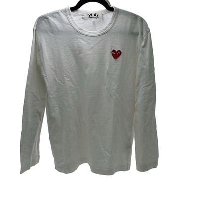 COMME des GARCONS コムデギャルソン 長袖Tシャツ AZ-T118 ホワイト