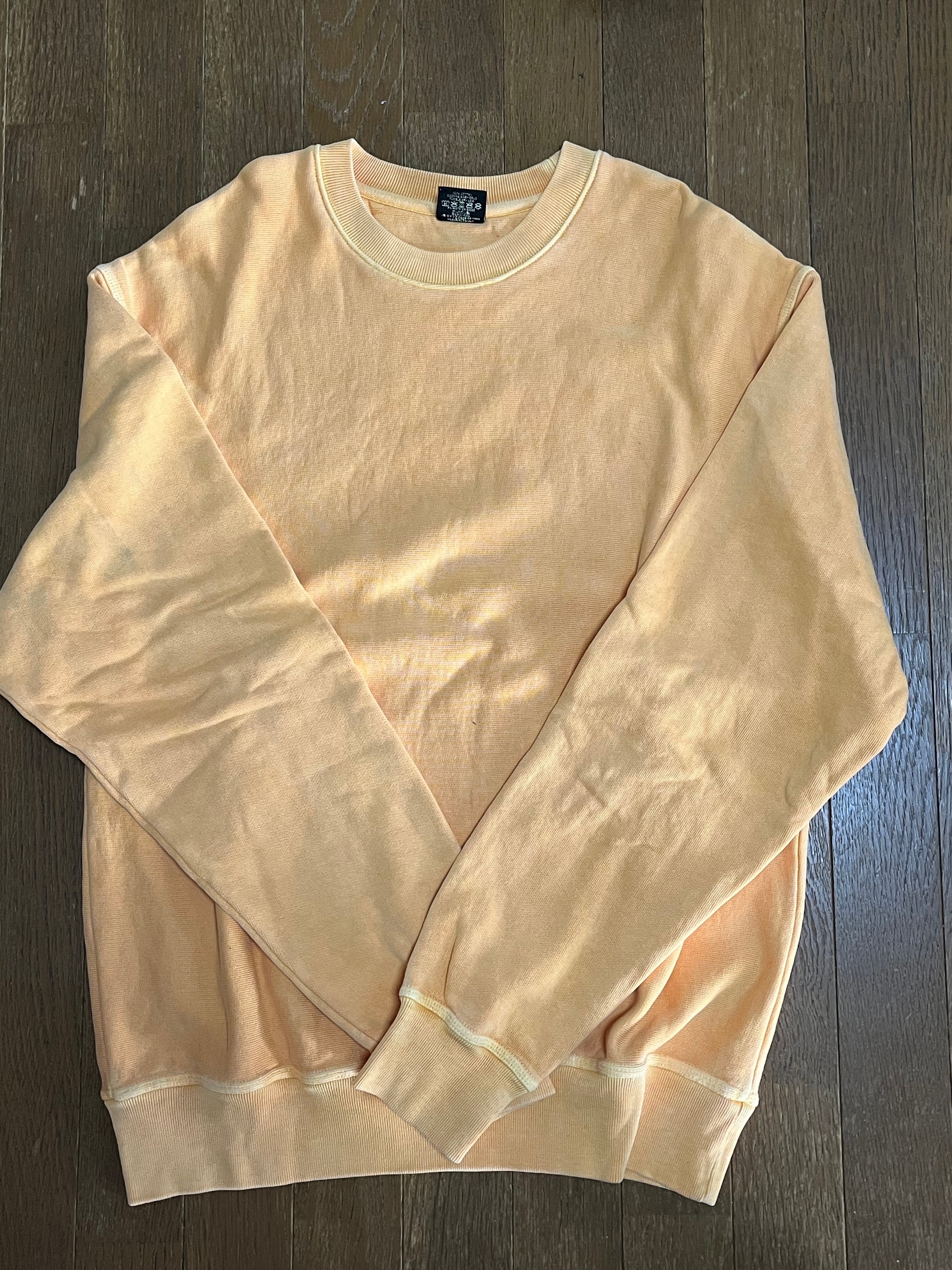 ステューシー ブアナ ピグメントダイ クルー "オレンジ" (FA24)