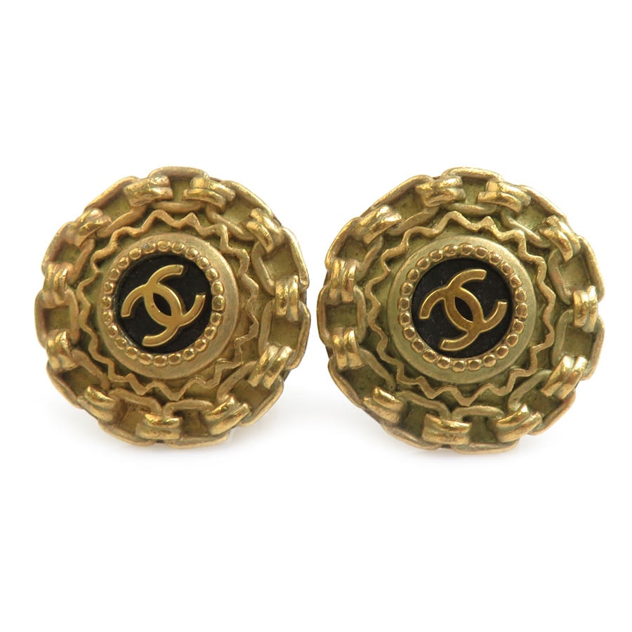 シャネル CHANEL イヤリング メタル ゴールド レディース【中古】 h32174