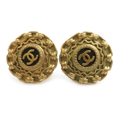 シャネル CHANEL イヤリング メタル ゴールド レディース【中古】 h32174