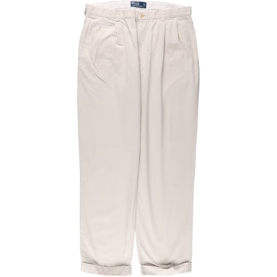 古着 ラルフローレン Ralph Lauren POLO by Ralph Lauren ツータック チノパンツ メンズw35相当/eaa680741