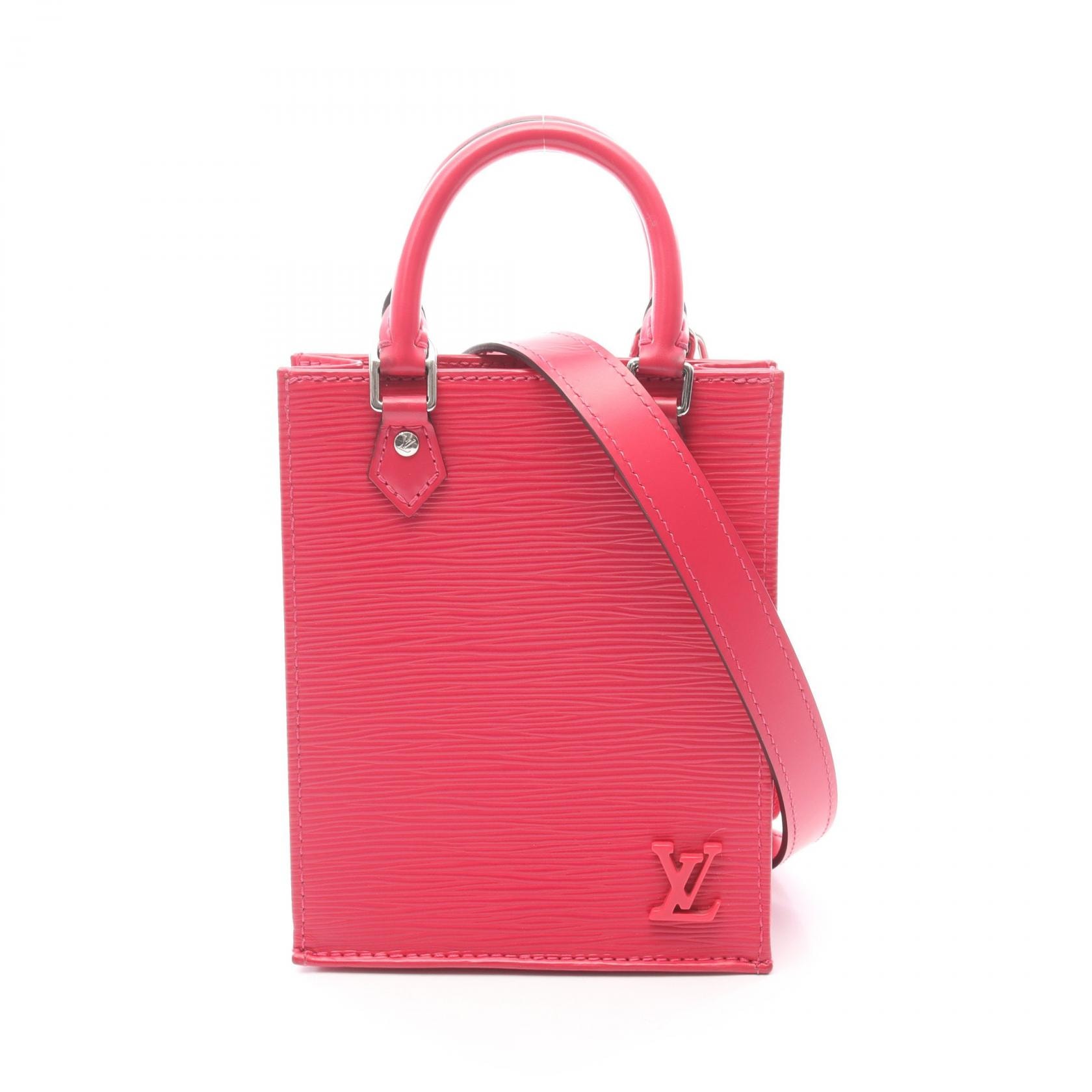 ルイ・ヴィトン LOUIS VUITTON プティット サックプラ ハンドバッグ バッグ レザー エピ ローズ レディース ピンク系 M80168 【中古】