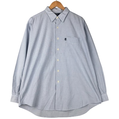 古着 ラルフローレン Ralph Lauren POLO by Ralph Lauren CRANE 長袖 コットンチェックシャツ メンズXL相当/eaa599407