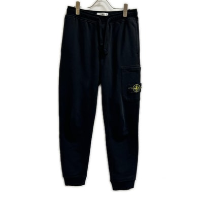 ストーンアイランド ブラック ORGANIC COTTON FLEECE ジョガーパンツ K2S156200010 S