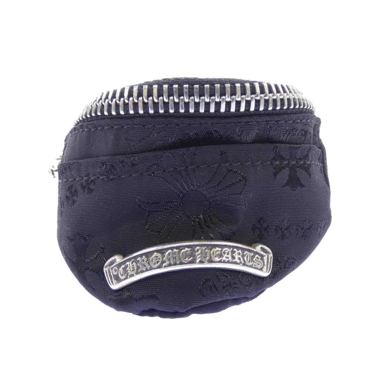 Chrome Hearts Wristher Snat Pack Nylon Leather Bracelet "Black/Silver"