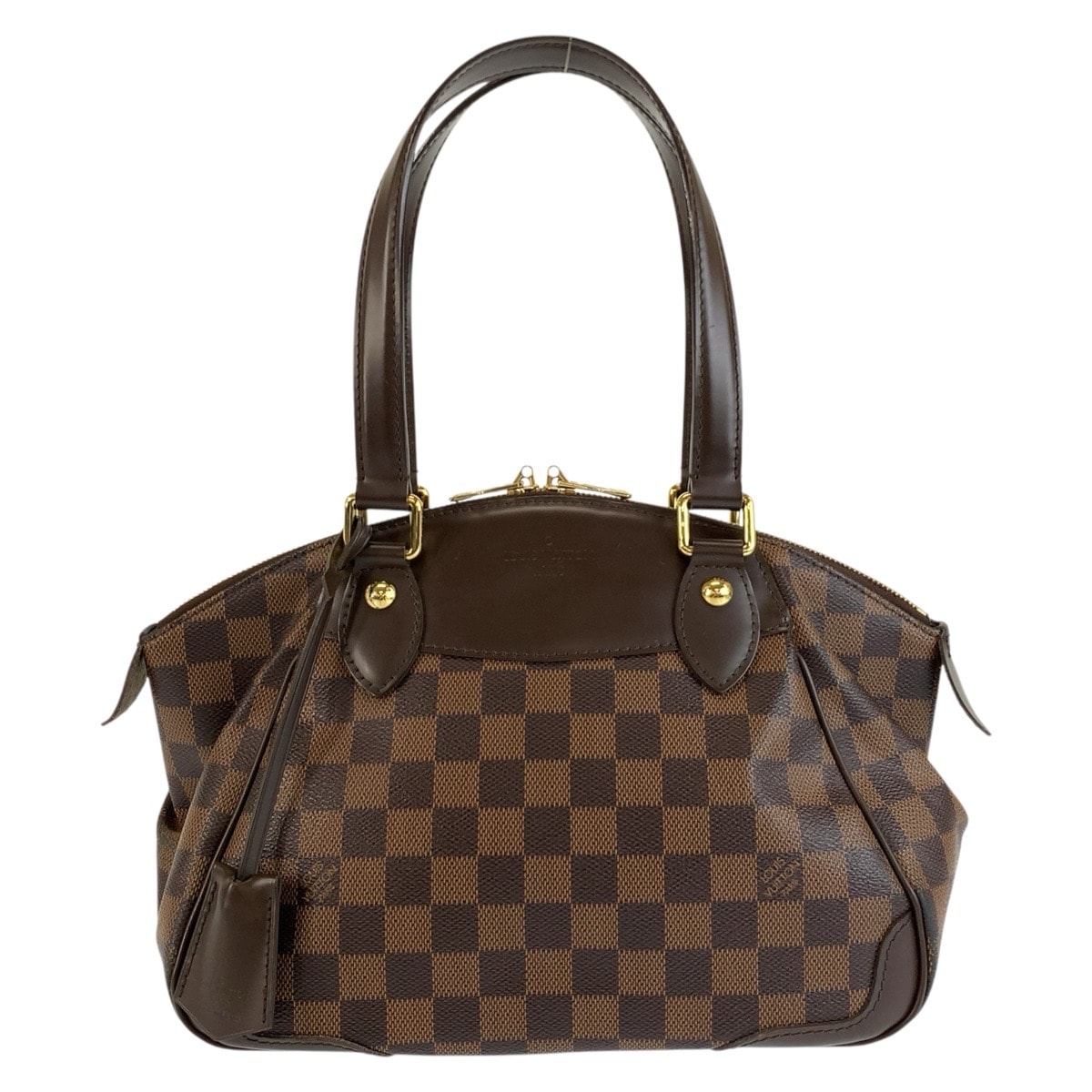 美品 LOUIS VUITTON ルイヴィトン ダミエ ヴェローナ PM ブラウン ゴールド金具 PVC ハンドバッグ トートバッグ ショルダーバッグ 1-0292471 【中古】