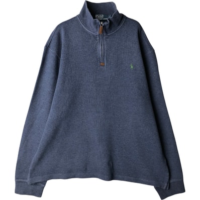 古着 ラルフローレン Ralph Lauren POLO by Ralph Lauren ハーフジップスウェットシャツ トレーナー メンズL相当/eaa589680