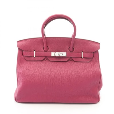 エルメス HERMES バーキン35 ハンドバッグ バッグ レザー トゴ トゴ トスカ □O刻印(2011年製造) レディース ピンク系 【中古】