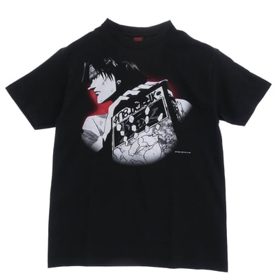 GEEKS RULE ギークスルール Tシャツ x HUNTER×HUNTER SILKSCREEN PRINTING T SHIRT クロロ ハンターハンター シルクスクリーン プリント 半袖 Tシャツ Mサイズ 【美品】【中古】