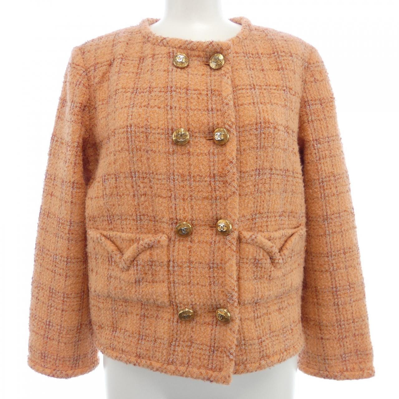 シャネル CHANEL ノーカラージャケット