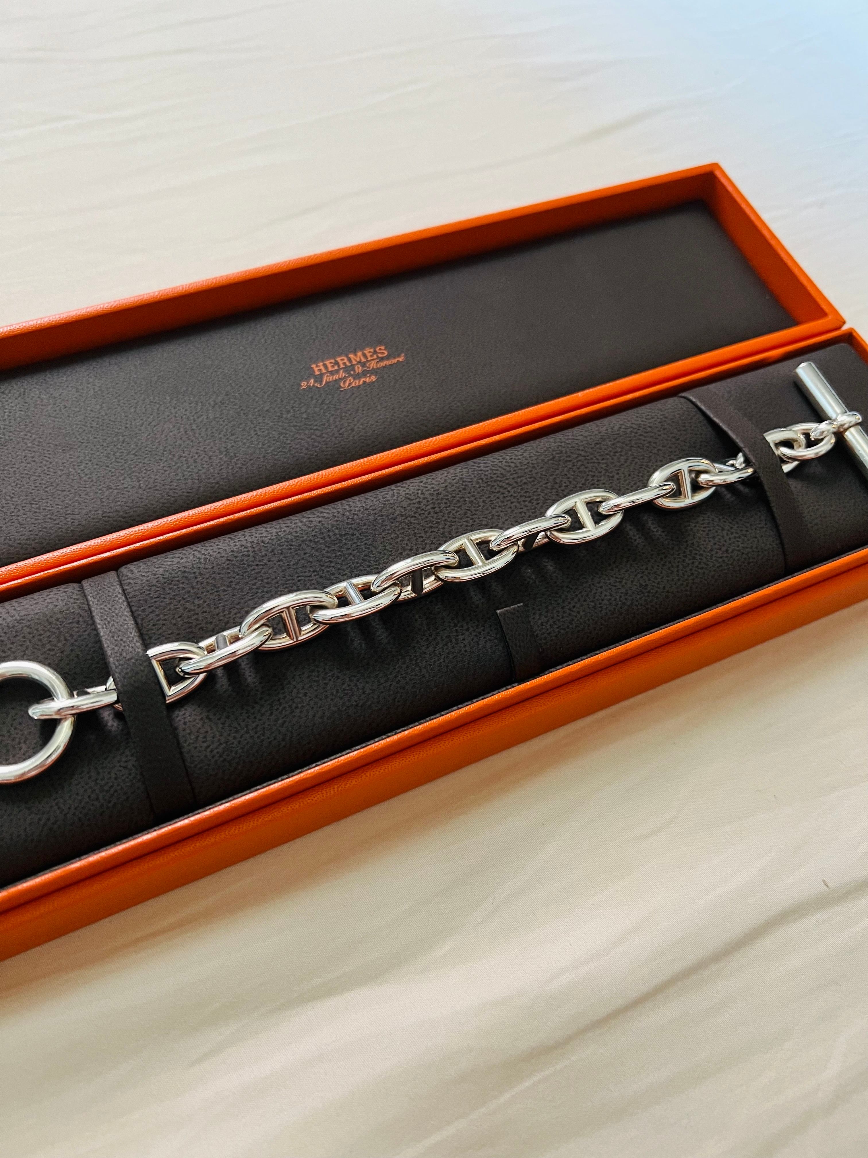 Hermes Chaine D'ancre GM Bracelet "Silver"