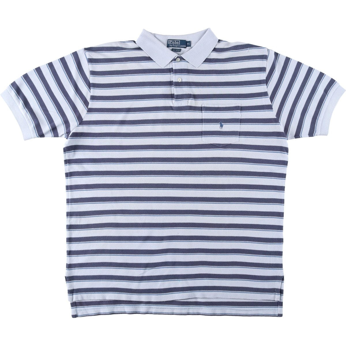古着 ラルフローレン Ralph Lauren POLO by Ralph Lauren 半袖 ボーダー ポロシャツ メンズXL相当/eaa644664