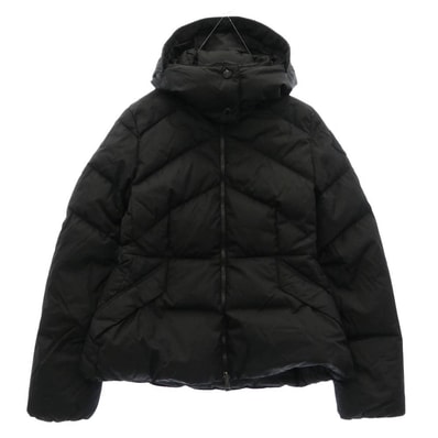 MONCLER モンクレール 20AW F20931A54600 C0068 ALOES GIUBBOTTO アロエ ロゴ ドローコード フード ダウンジャケット ブラック系【中古】