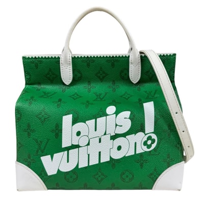 ルイヴィトン エブリディリッターバッグ ショルダーバッグ モノグラムキャンバス M80815 グリーン レディース LOUIS VUITTON 中古