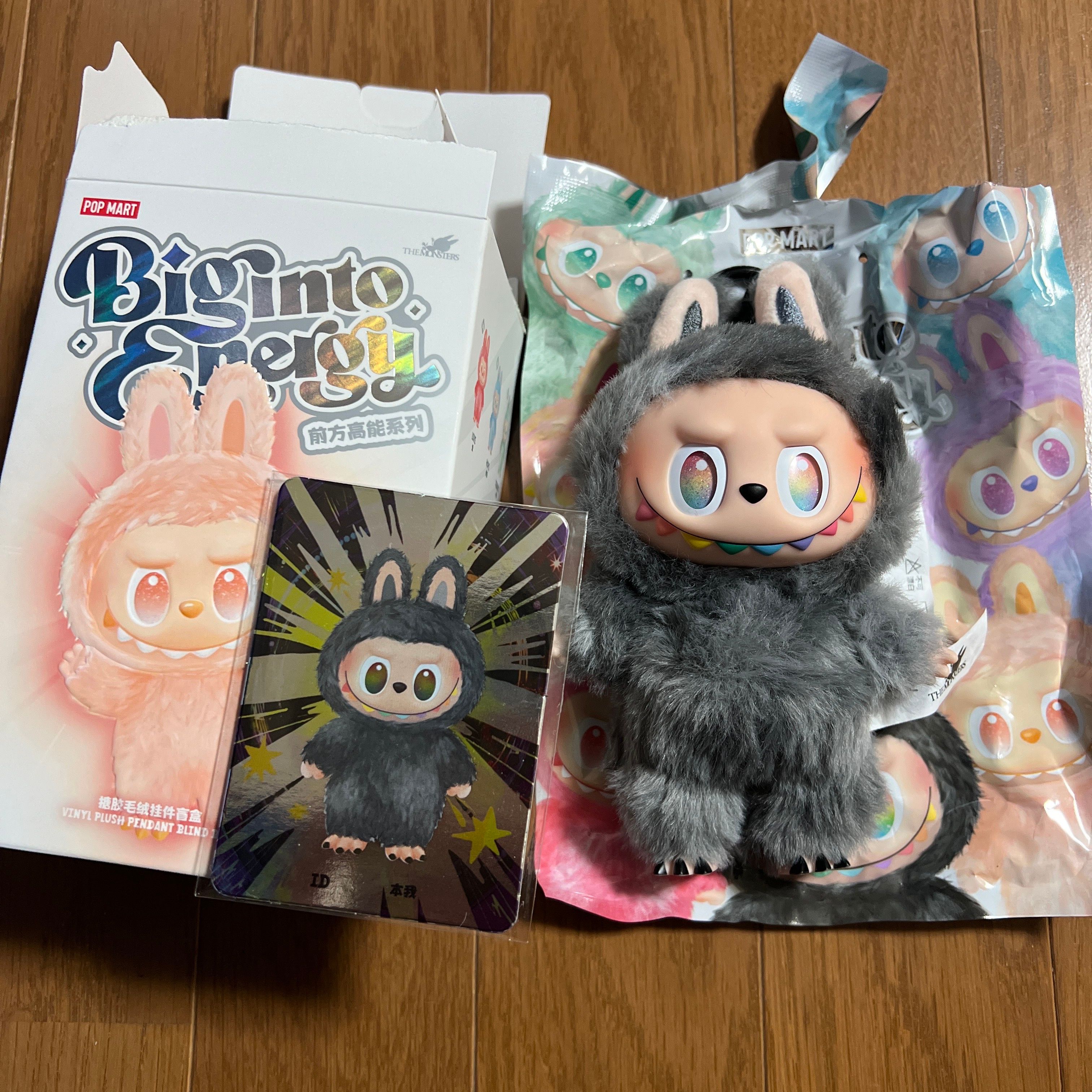 POP MART THE MONSTERS (LABUBU) Big into Energy Series Plush Pendant ID (Secret)