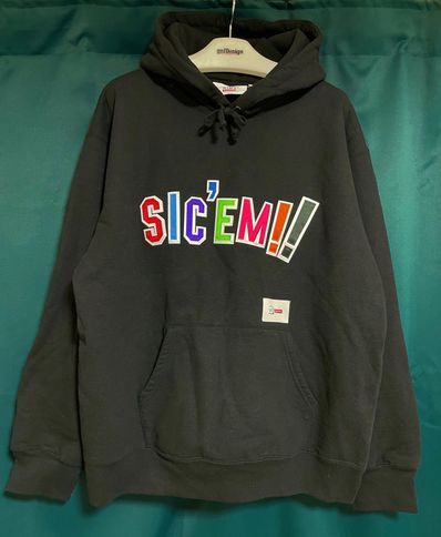 Supreme / WTAPS Sic'em! Hooded Sweatshirt "Black"