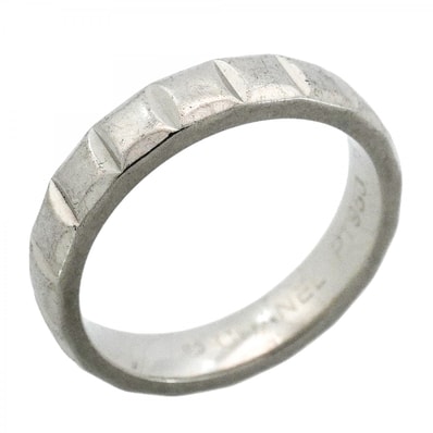 【6jeb0299】シャネル リング ショコラ Pt950 プラチナ #46【中古】レディース