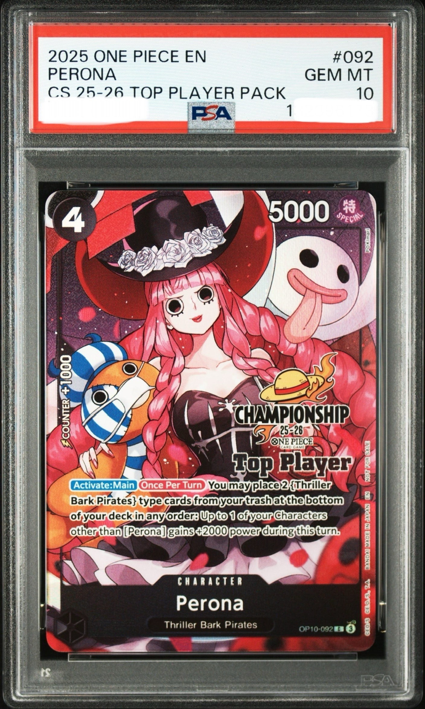 ペローナ C [OP10-092]【英語版】(プロモーションカード「チャンピオンシップ 25-26 トッププレイヤーパック」)